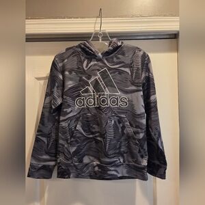 Adidas Gray and Black Hoodie
